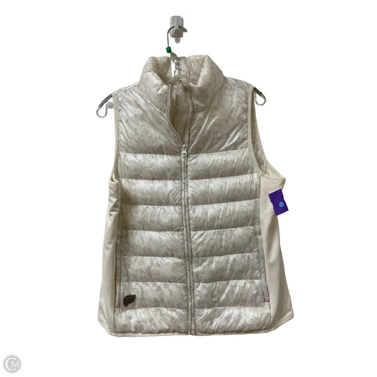 Vest Puffer & Quilted By Fabletics In Cream, Size: M