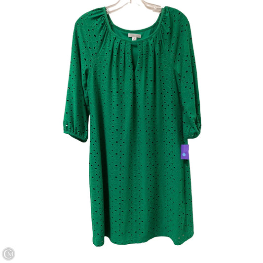Dress Casual Short By London Times In Green, Size: M