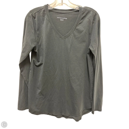 Top Long Sleeve By Soft Surroundings In Grey, Size: Sp