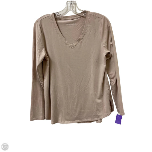 Top Long Sleeve By Soft Surroundings In Cream, Size: Sp