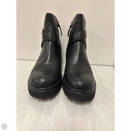 Boots Ankle Flats By Sofft In Black, Size: 11