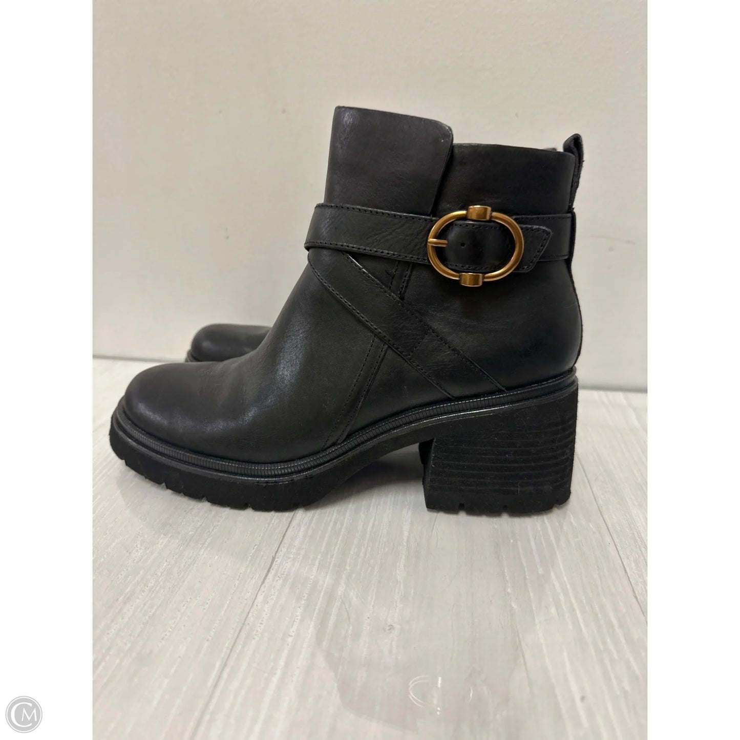 Boots Ankle Flats By Sofft In Black, Size: 11