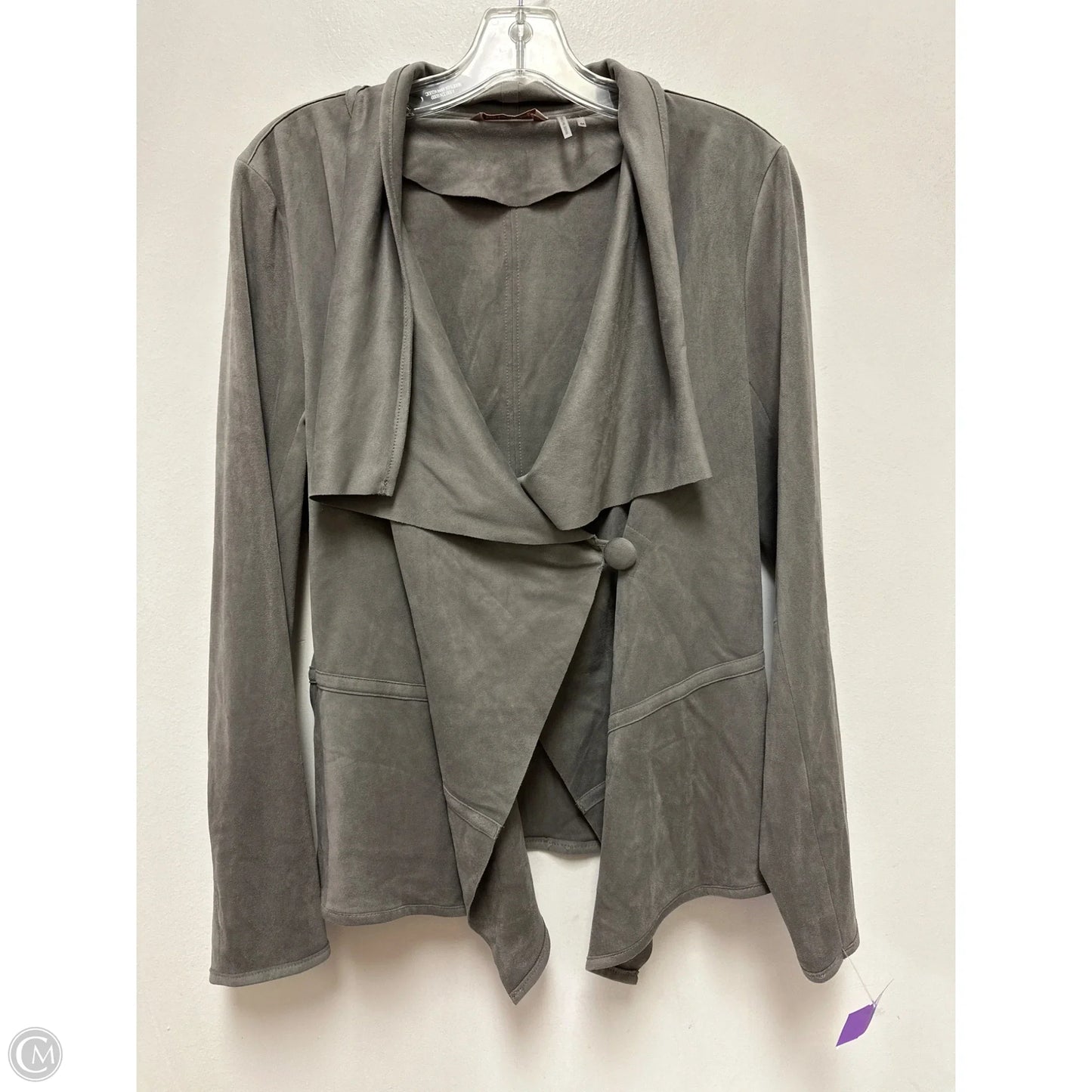 Blazer By Soft Surroundings In Grey, Size: M