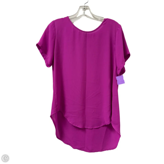 Top Short Sleeve By Olivaceous In Pink, Size: M