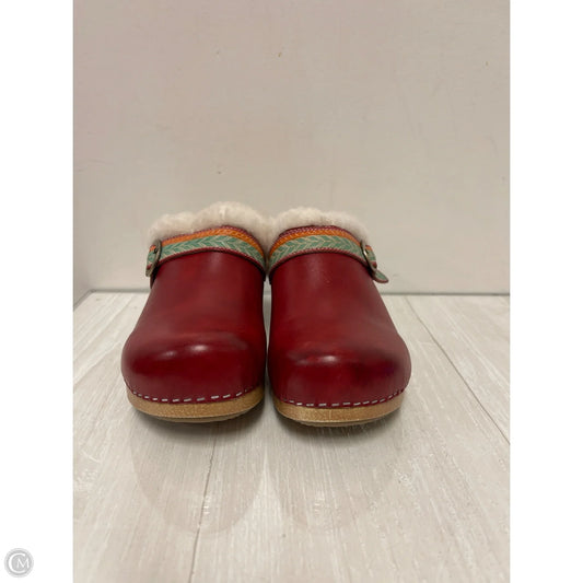 Shoes Flats By Spring Step In Red, Size: 7.5
