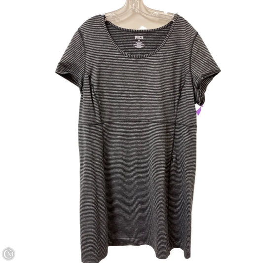 Athletic Dress By Duluth Trading In Black & Grey, Size: 1x