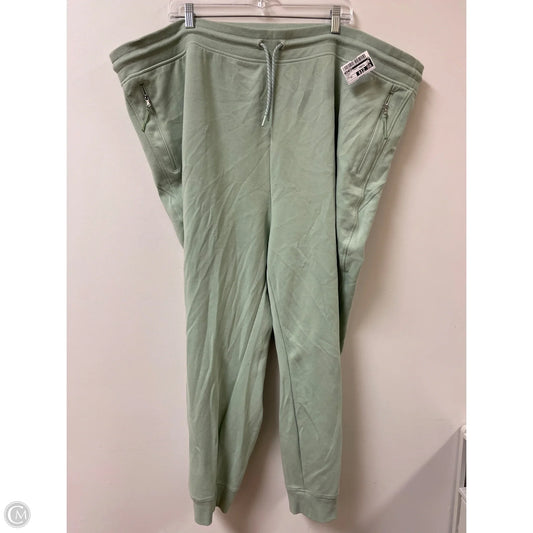 Athletic Pants By Old Navy In Green, Size: 4x