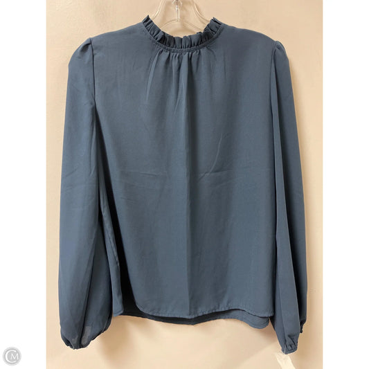 Top Long Sleeve By Shein In Blue, Size: S