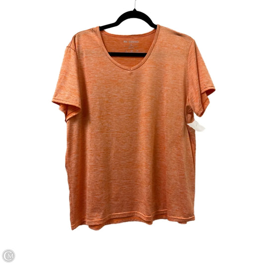Top Short Sleeve By Clothes Mentor In Orange, Size: 2x