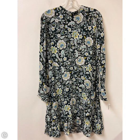 Dress Casual Midi By Loft In Floral Print, Size: M