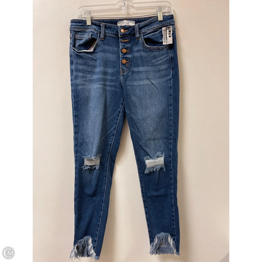 Jeans Skinny By Kancan In Blue Denim, Size: 8