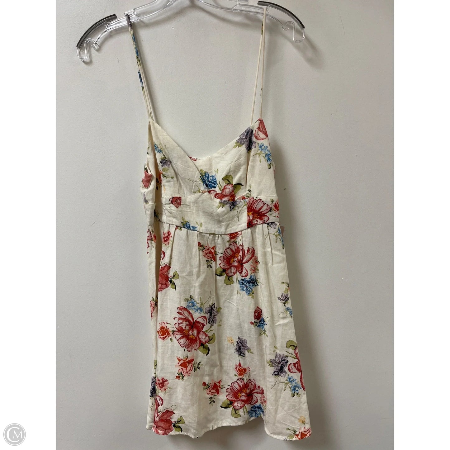 Dress Casual Short By Zara In Floral Print, Size: S