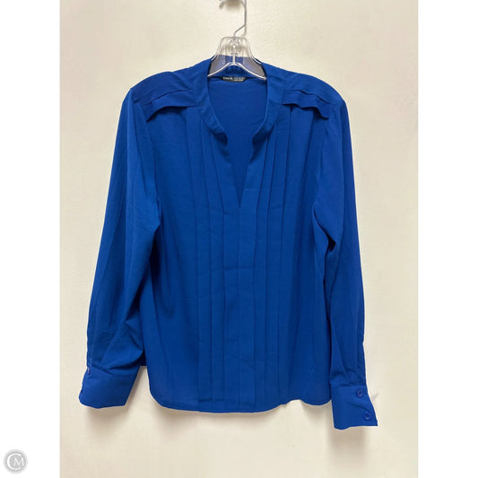 Top Long Sleeve By Shein In Blue, Size: Xl