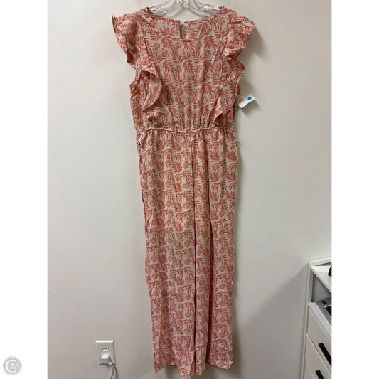 Jumpsuit By Hayden La In Cream & Pink, Size: M
