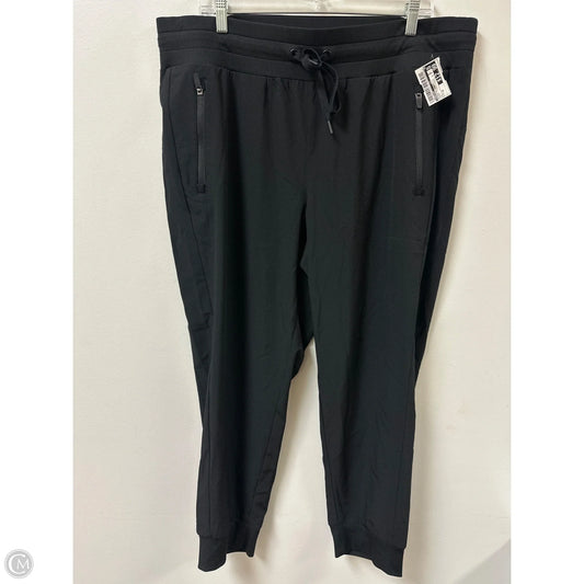 Athletic Pants By Xersion In Black, Size: 1x