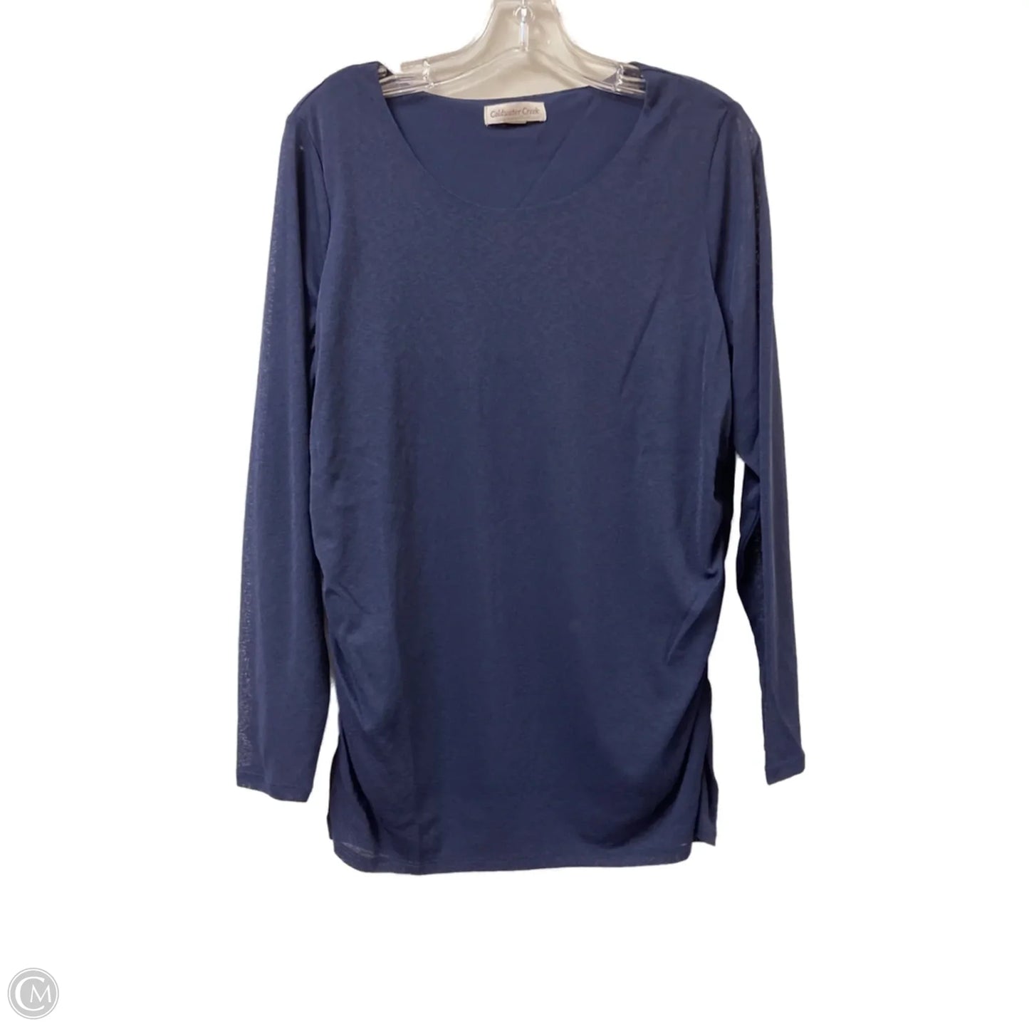 Top Long Sleeve By Coldwater Creek In Navy, Size: Xl