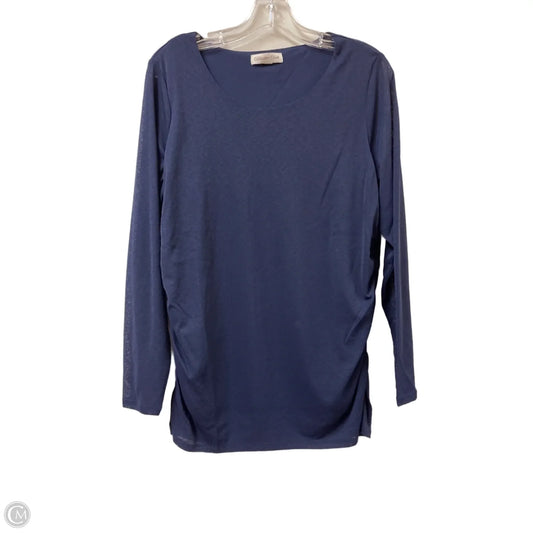 Top Long Sleeve By Coldwater Creek In Navy, Size: Xl