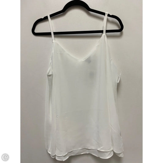 Top Sleeveless By Torrid In White, Size: 1x