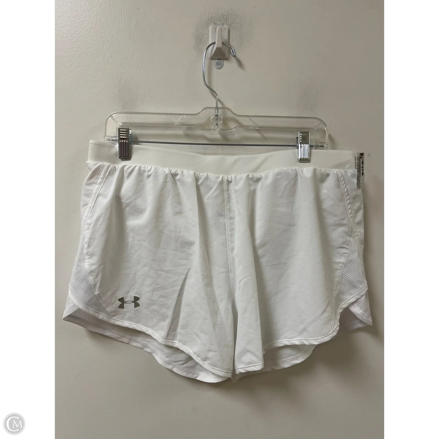 Athletic Shorts By Under Armour In White, Size: L