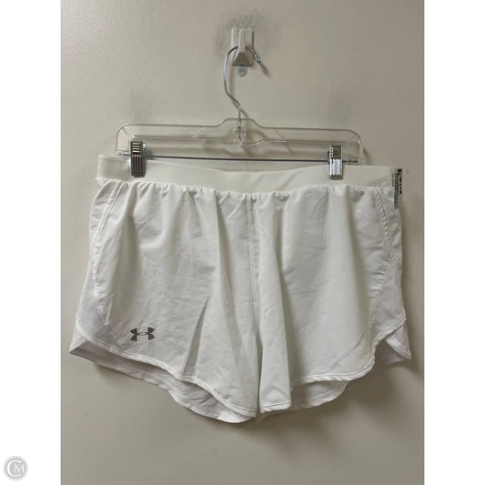 Athletic Shorts By Under Armour In White, Size: L