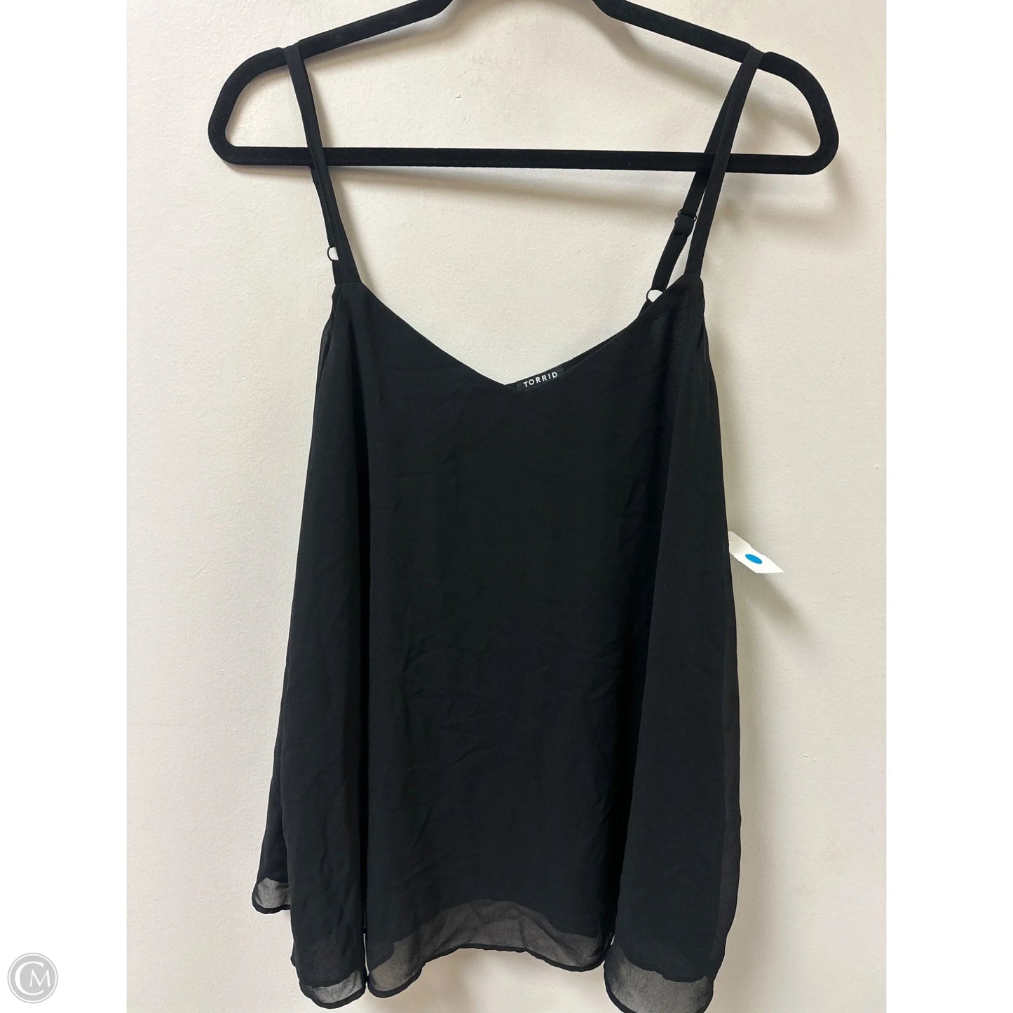Top Sleeveless By Torrid In Black, Size: 1x