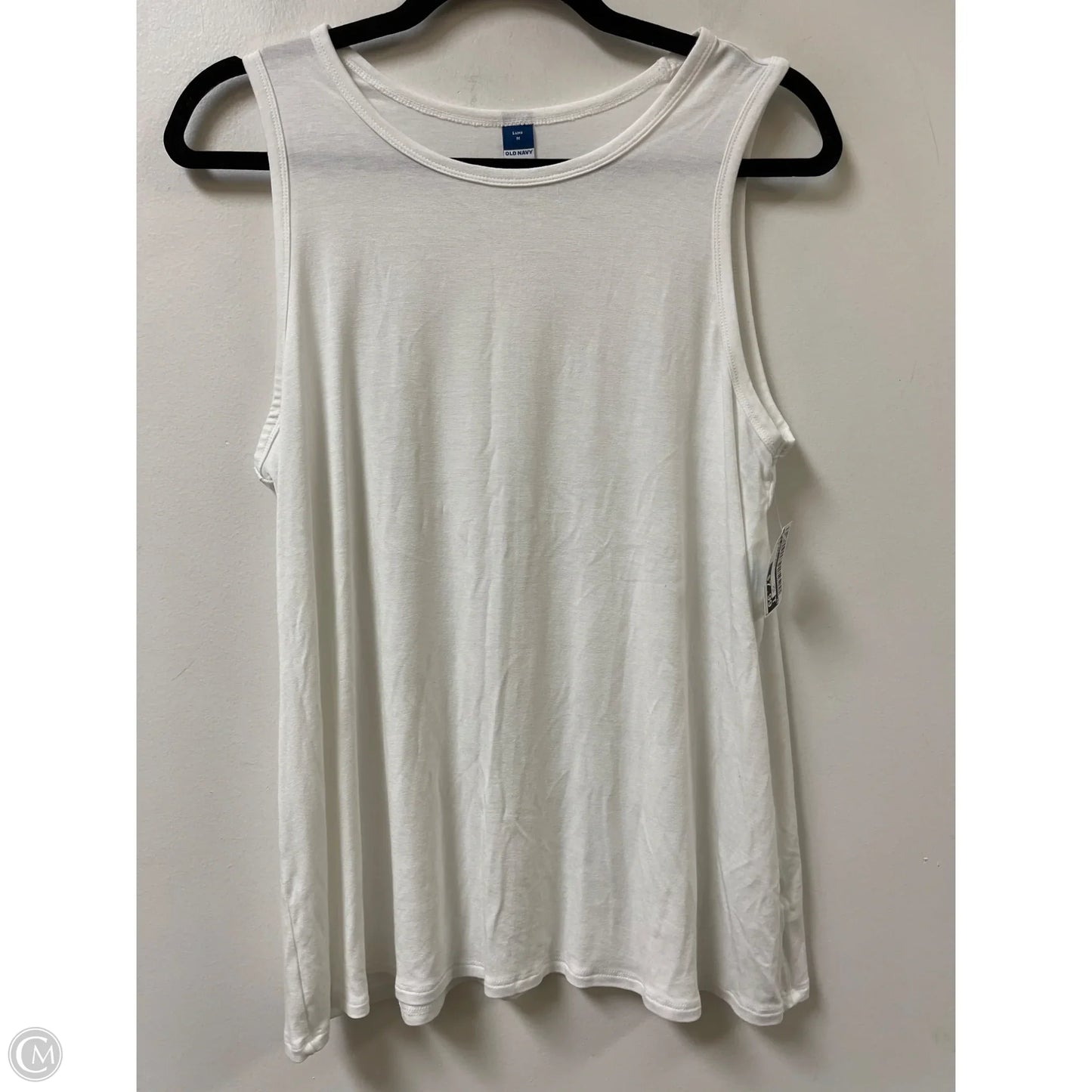 Top Sleeveless By Old Navy In White, Size: M