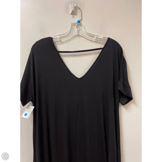 Dress Casual Midi By Clothes Mentor In Black, Size: L