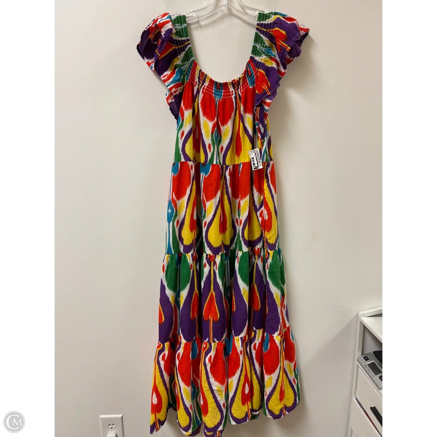 Dress Casual Maxi By Uncle Frank In Multi-colored, Size: L
