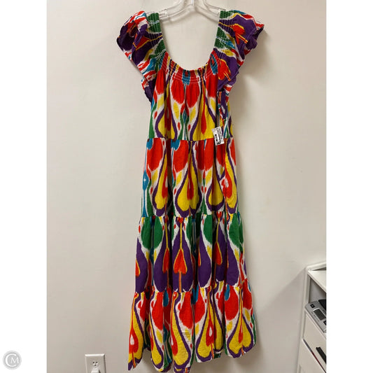 Dress Casual Maxi By Uncle Frank In Multi-colored, Size: L