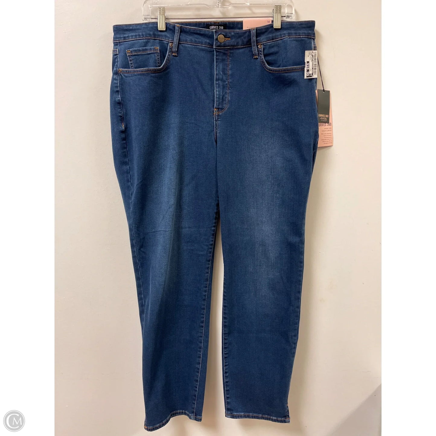 Jeans Skinny By Not Your Daughters Jeans In Blue Denim, Size: 16