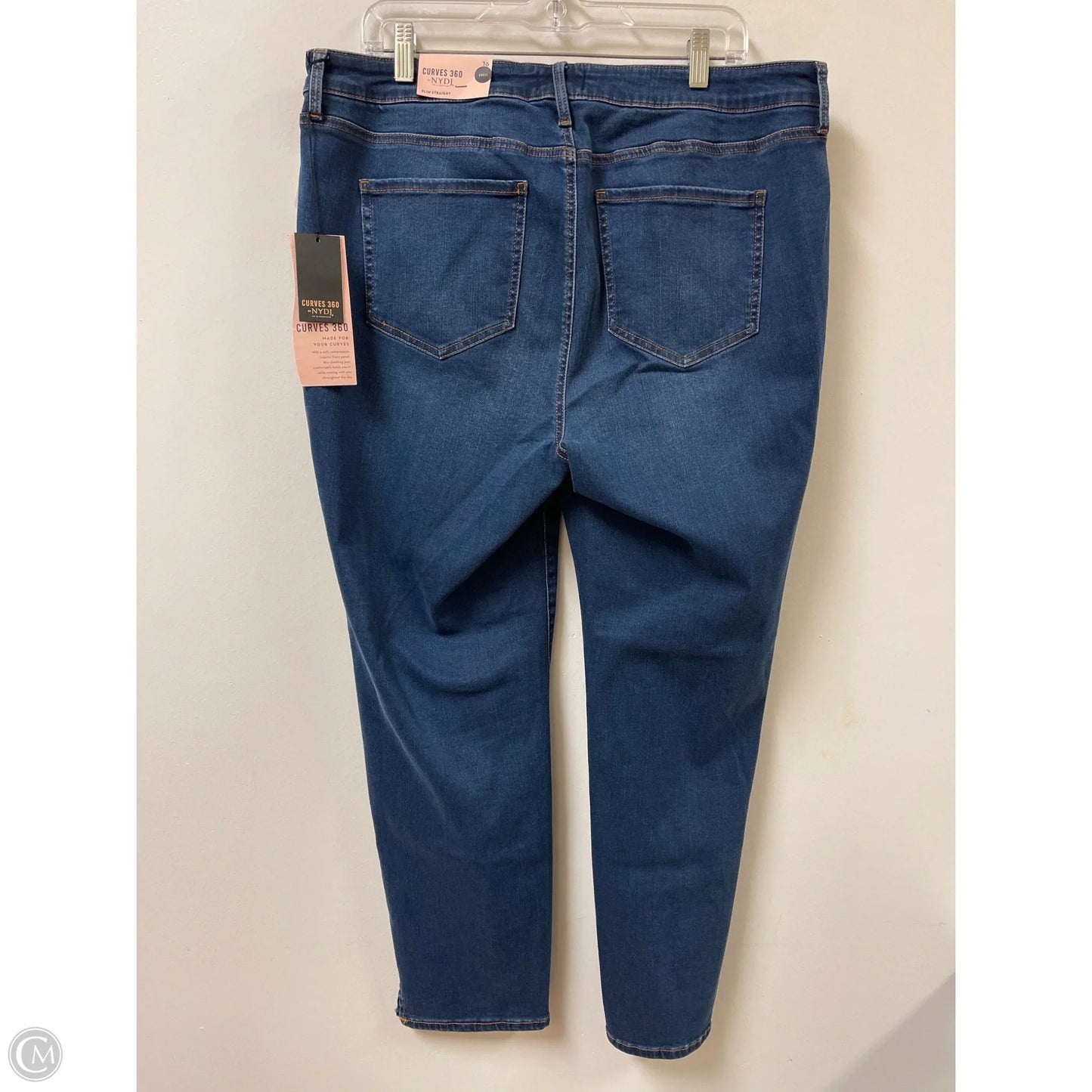Jeans Skinny By Not Your Daughters Jeans In Blue Denim, Size: 16