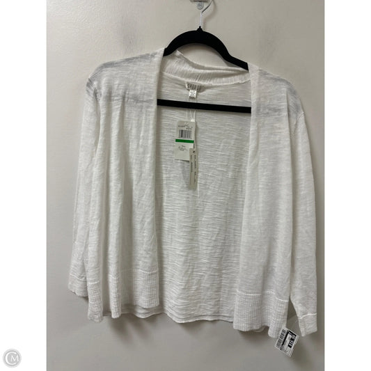 Sweater Cardigan By Spense In White, Size: L