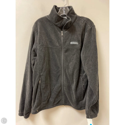 Jacket Fleece By Columbia In Grey, Size: L