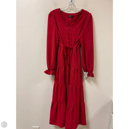 Dress Casual Maxi By Clothes Mentor In Red, Size: S