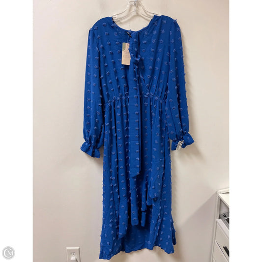 Dress Casual Maxi By Clothes Mentor In Blue, Size: M