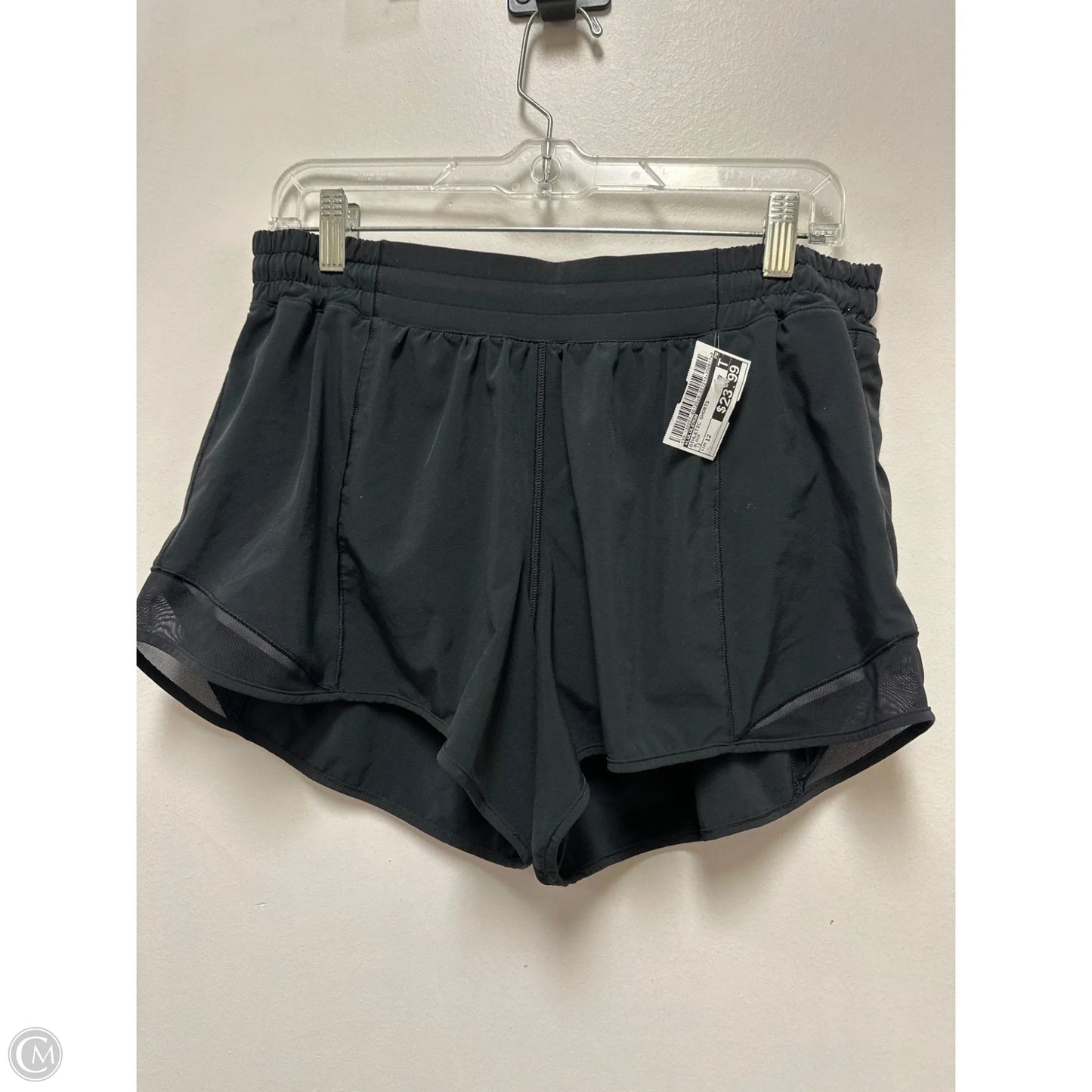 Athletic Shorts By Lululemon In Black, Size: 12