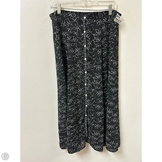 Skirt Maxi By Max Studio In Black & White, Size: 8