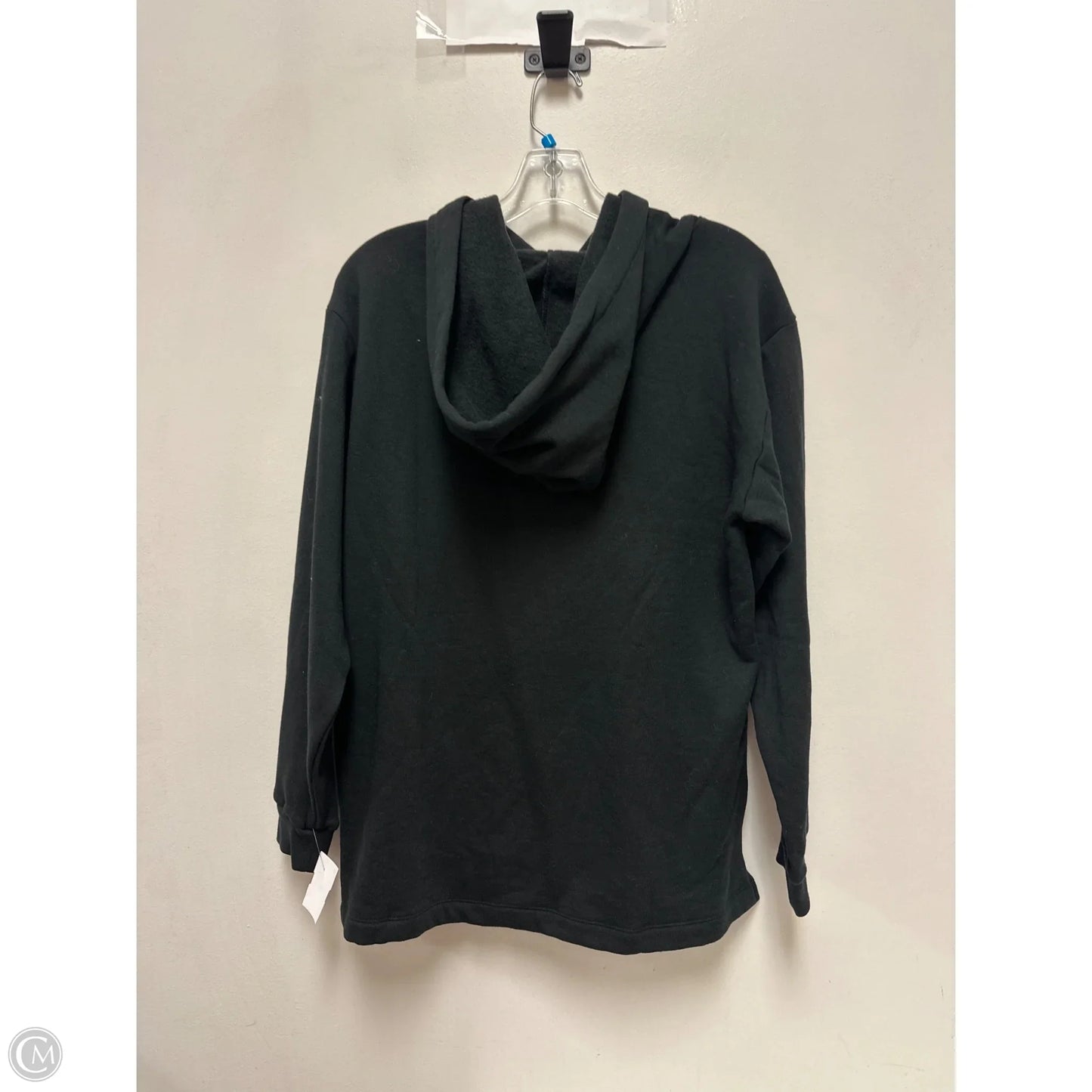Sweatshirt Hoodie By Pink In Black, Size: S