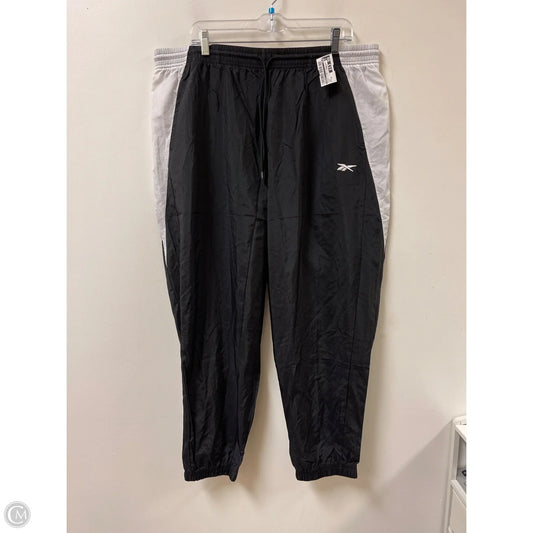 Athletic Pants By Reebok In Black & White, Size: 2x