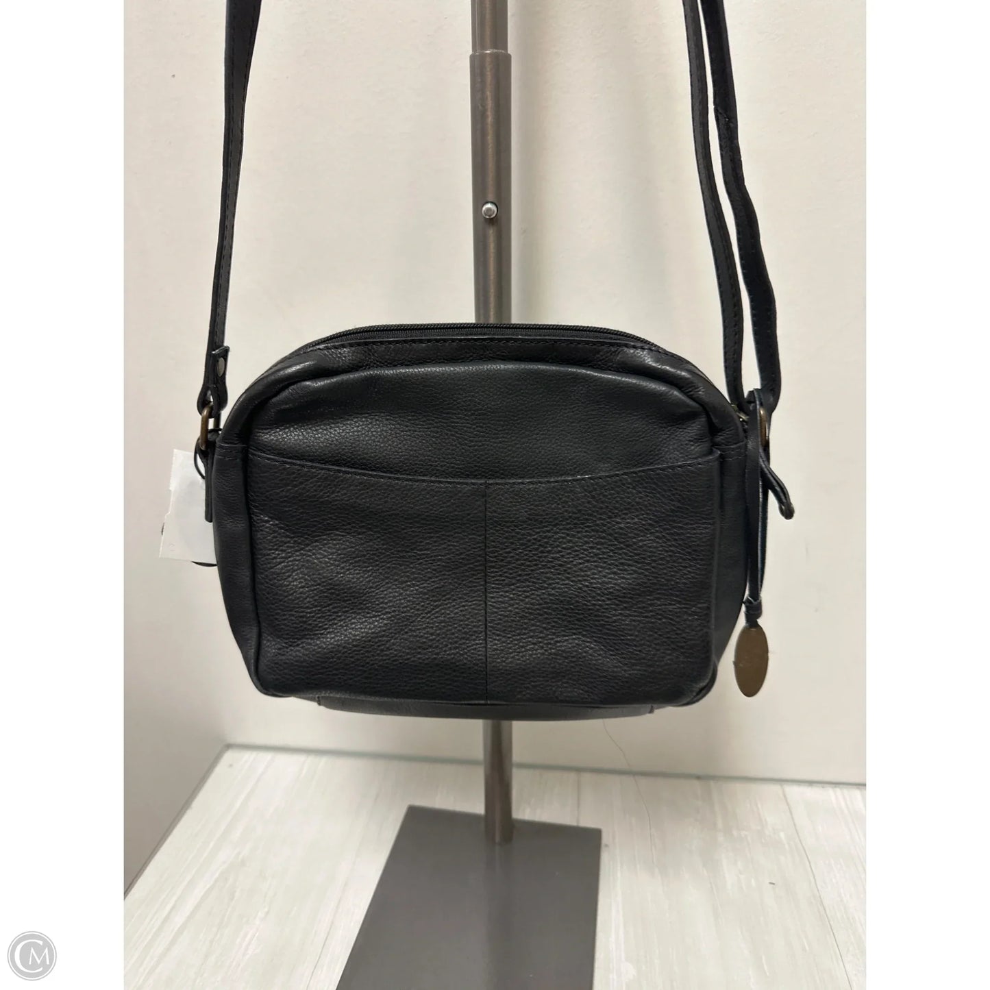 Crossbody Leather By Born, Size: Medium
