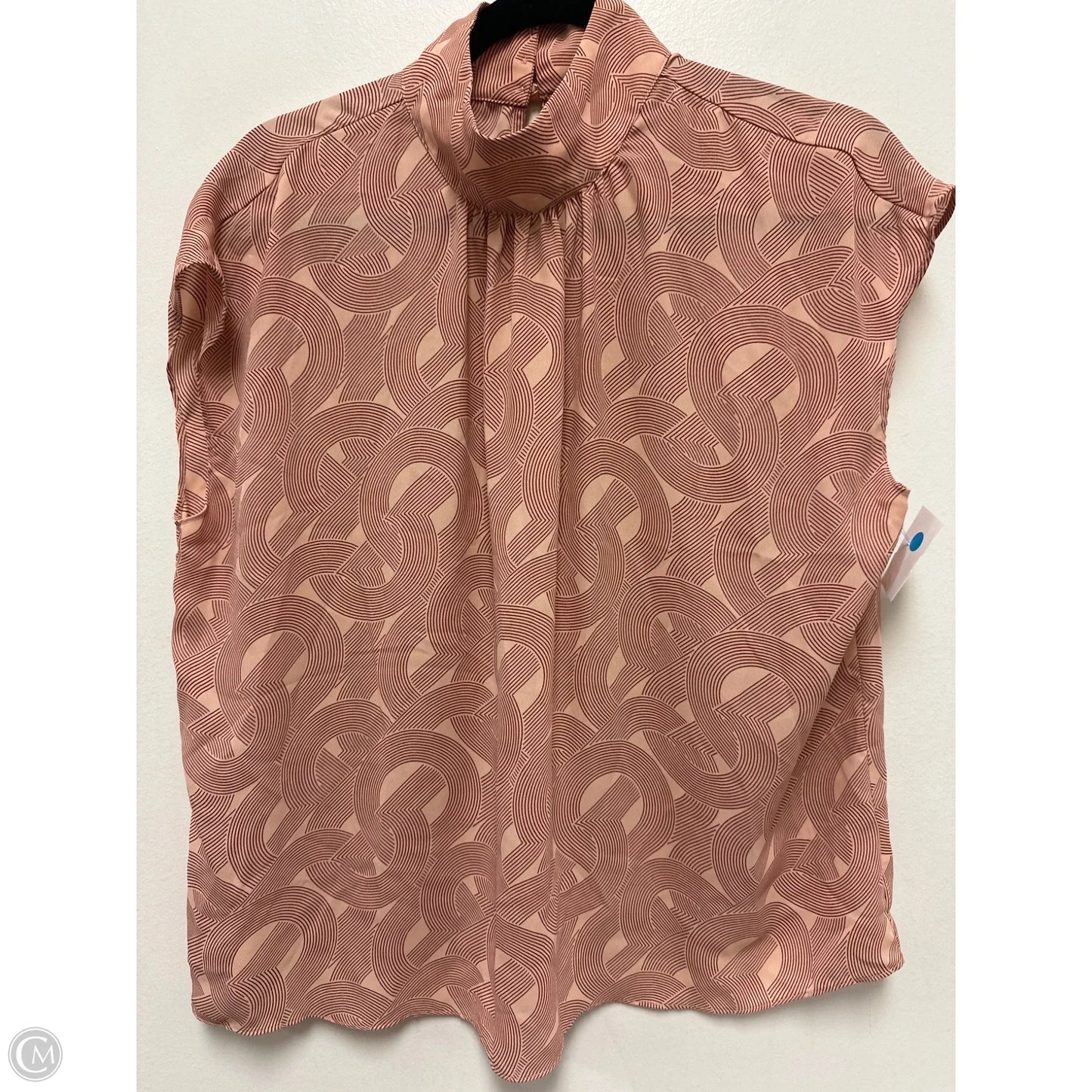 Top Short Sleeve By Worthington In Cream, Size: L