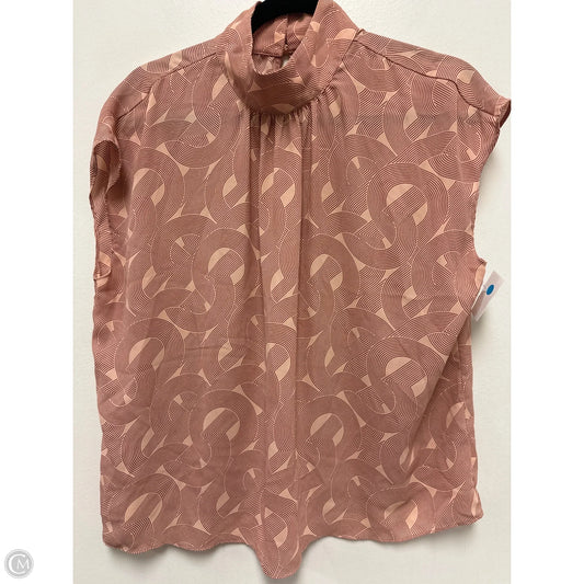 Top Short Sleeve By Worthington In Cream, Size: L