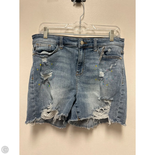Shorts By Judy Blue In Blue Denim, Size: 12