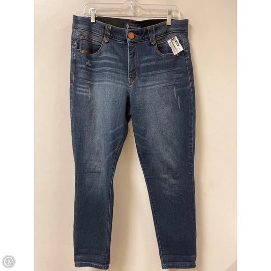 Jeans Skinny By Democracy In Blue Denim, Size: 14p