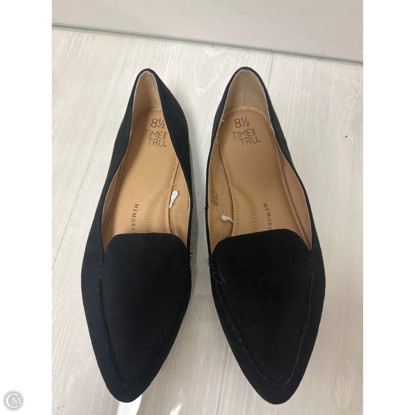 Shoes Flats By Time And Tru In Black, Size: 8.5