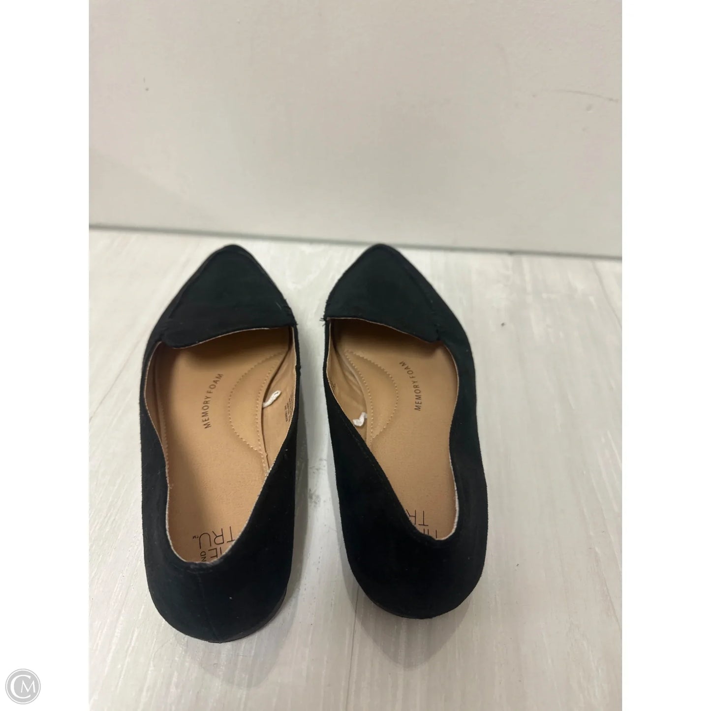 Shoes Flats By Time And Tru In Black, Size: 8.5