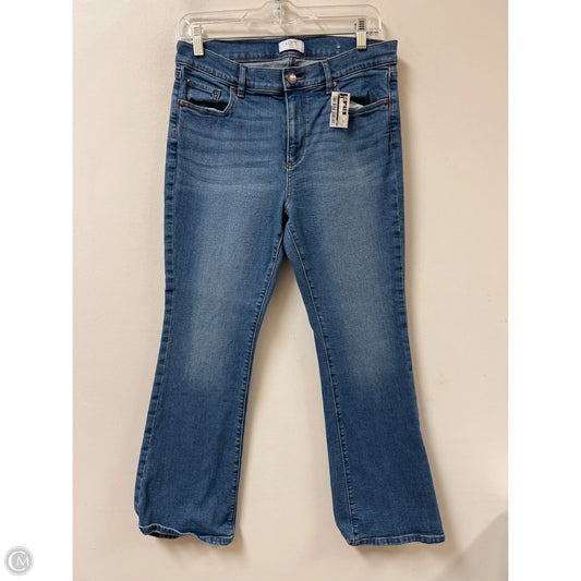 Jeans Boot Cut By Loft In Blue Denim, Size: 8p