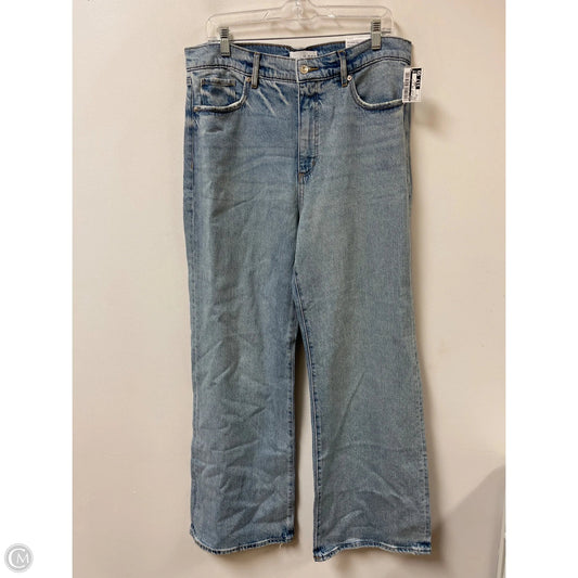 Jeans Wide Leg By Loft In Blue Denim, Size: 12