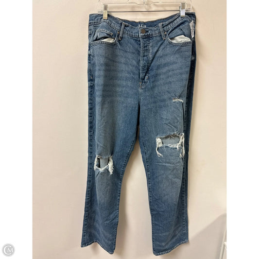 Jeans Straight By Ana In Blue Denim, Size: 14