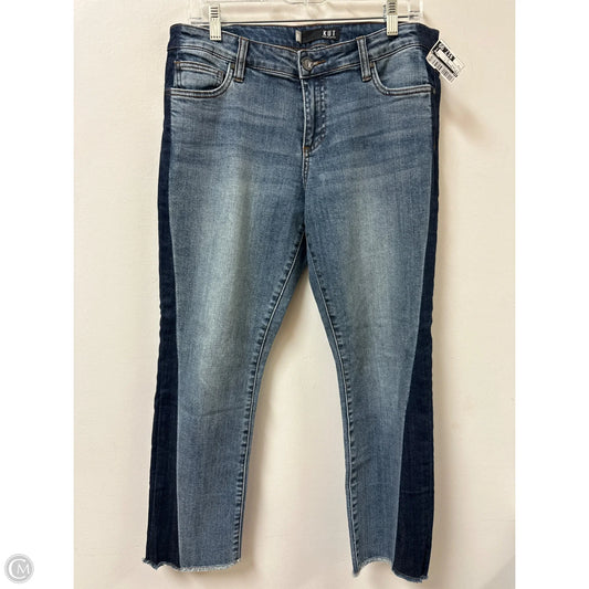 Jeans Straight By Kut In Blue Denim, Size: 8
